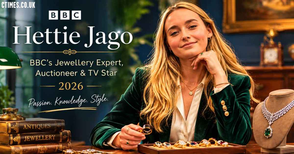 BBC's Jewellery Expert, Auctioneer & TV Star, Hettie Jago 2026