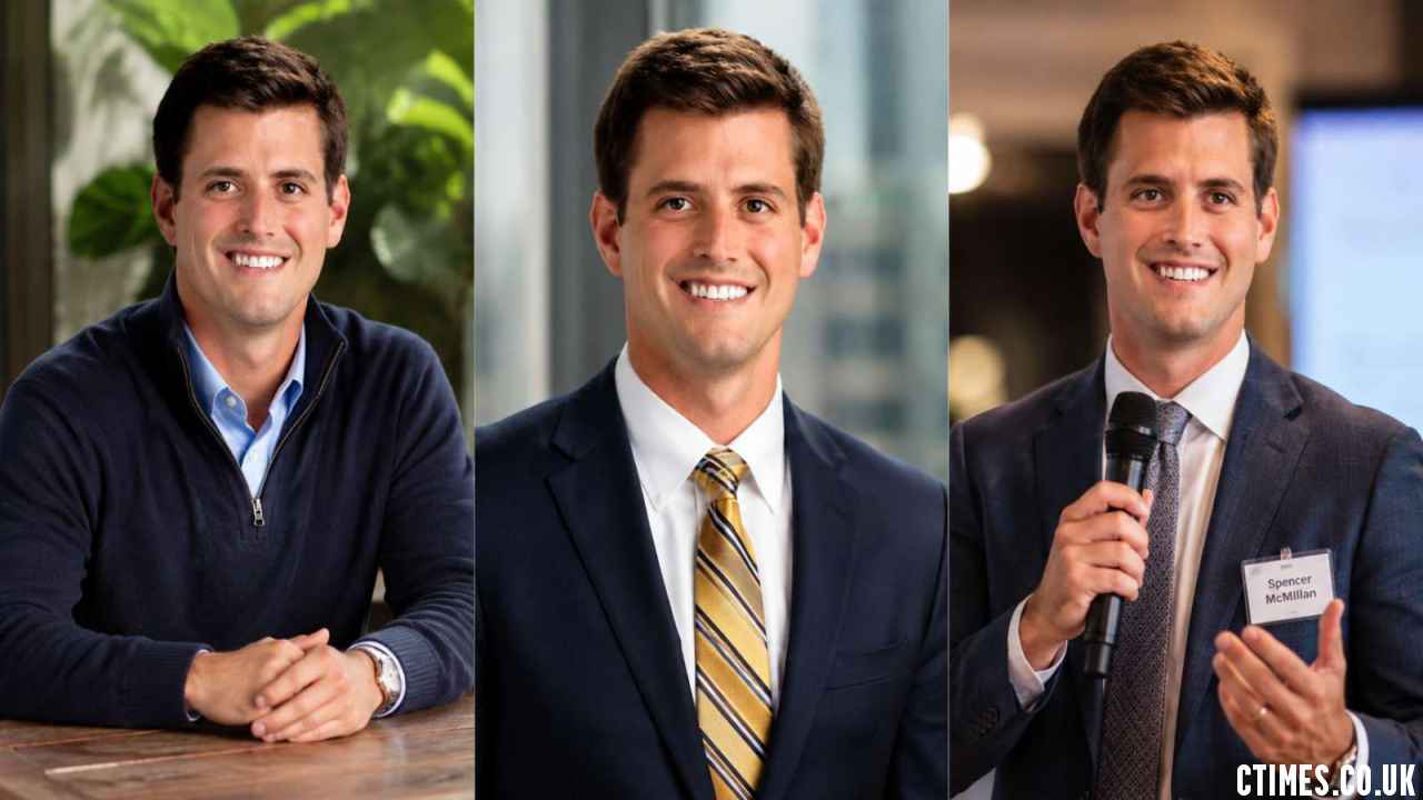 Spencer McMillan as CEO, Engineer & Commercial Real Estate Leader.
