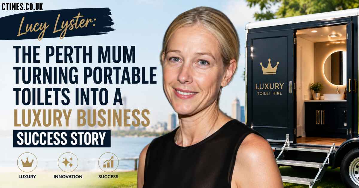 Lucy Lyster: The Perth Mum Turning Portable Toilets